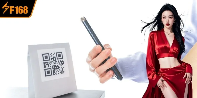 สแกนรหัส QR เป็นรูปแบบการเติมเงิน F168 ที่สะดวก